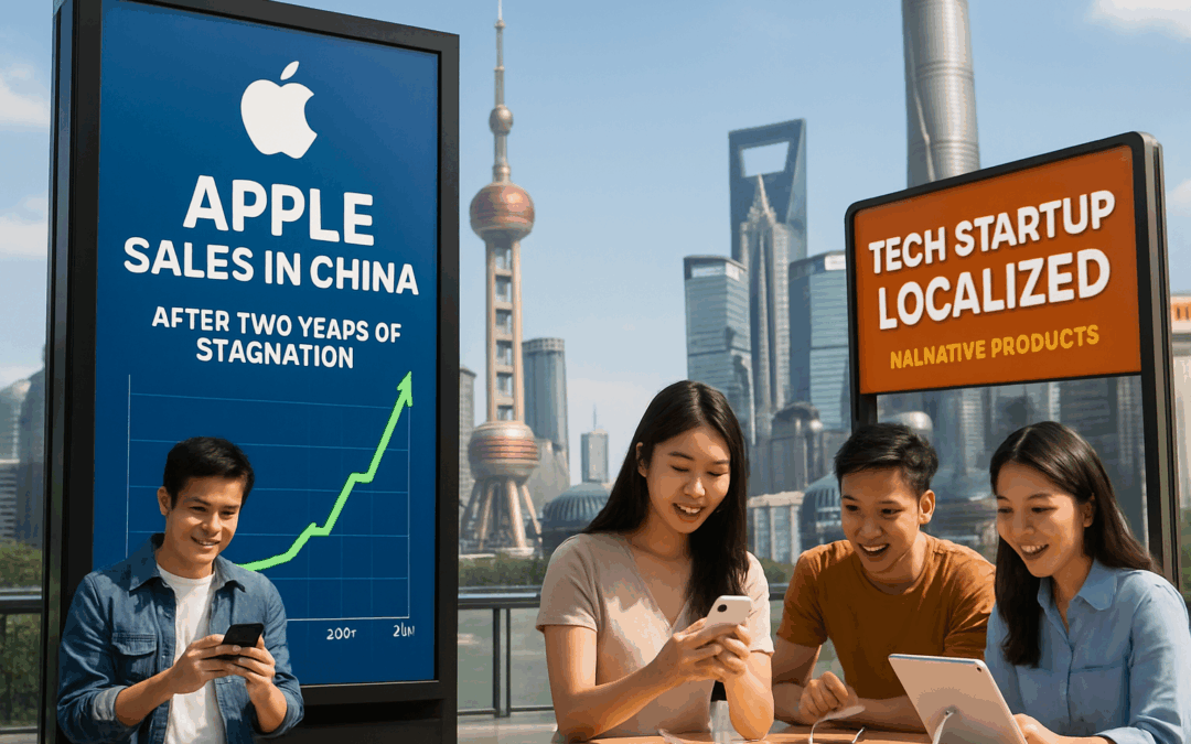 découvrez comment apple renouvelle sa dynamique de ventes en chine après deux années de stagnation, tout en faisant face à la montée en puissance d'un concurrent clé dans le secteur technologique.