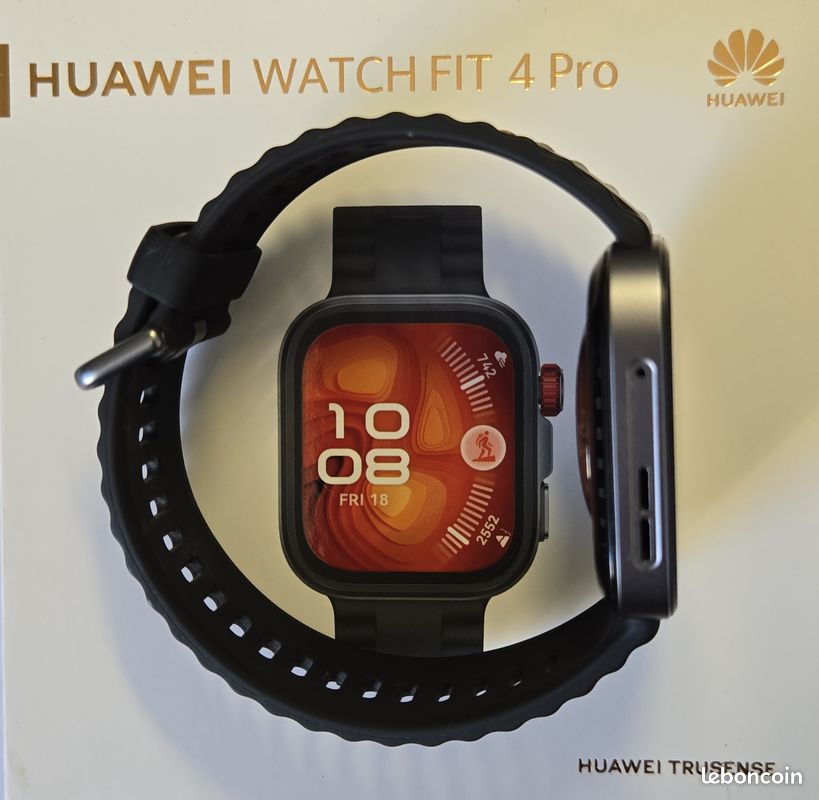 découvrez la huawei watch fit 4 pro : une montre connectée élégante, avec suivi de santé avancé, gps intégré, grande autonomie et de multiples modes sportifs. idéale pour allier style et performance au quotidien.