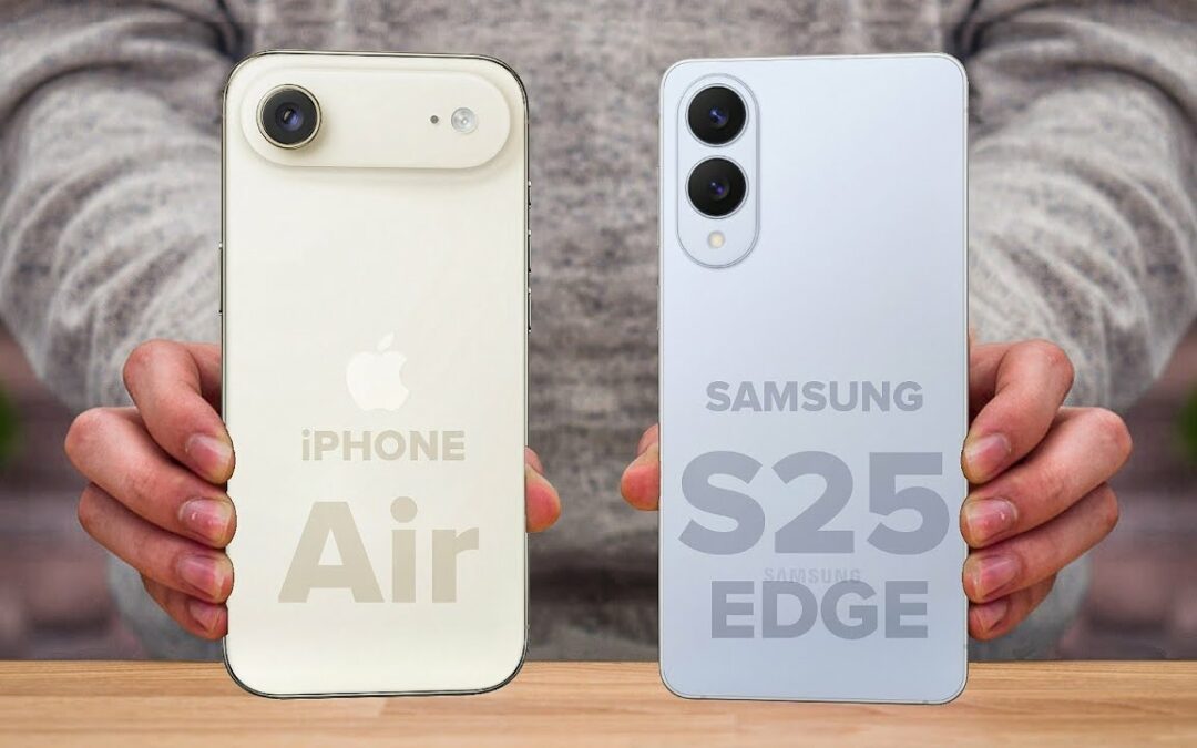 découvrez notre comparaison complète entre l'iphone air et le galaxy s25 edge : design, performances, autonomie, appareil photo et prix. trouvez le smartphone qui vous convient le mieux !